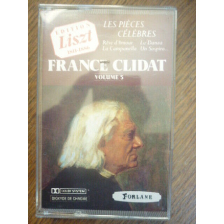 Liszt-France Clidat Volume 5 Rêve d'amour la Danza Cassette...