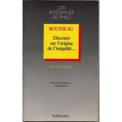 Discours sur l'origine de l'inégalité