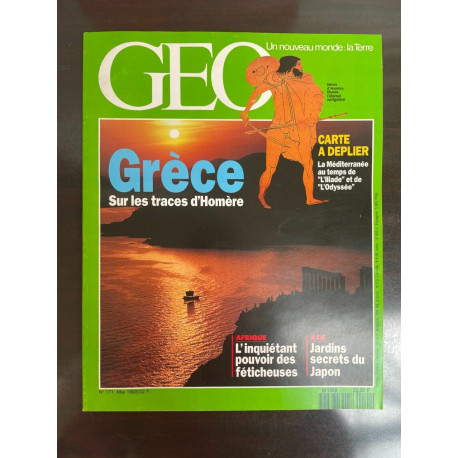 Geo Nº 171 Un Nouveau Monde Grèce Sur Les Traces d'homère 1993