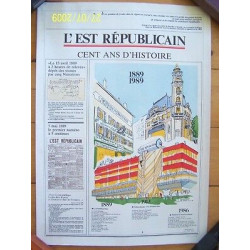 Journal Hors commerce n11989 Centenaire de L'EST REPUBLICAIN 1889 1989