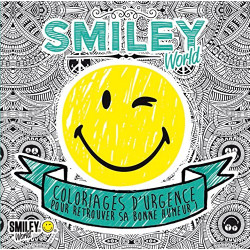 Smiley - Coloriages d'urgence pour retrouver sa bonne humeur (bleu)