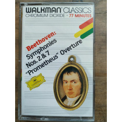 Beethoven Symphonies Nos 2 7 Prometheus Overture Cassette Audio-K7...