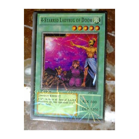 4-Starred Ladybug of Doom PSV-088 Yu-Gi-Oh