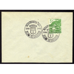 Allemagne n 677 Yv. cachet WW2 SCHIRMECK Timbre Allemand Mi n 753