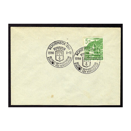 Allemagne n 677 Yv. cachet WW2 SCHIRMECK Timbre Allemand Mi n 753