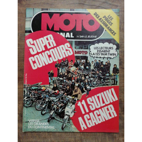 Moto Journal n 249 8 Janvier 1976