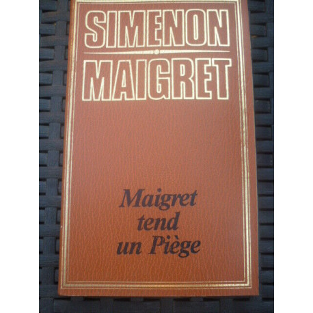 simenon MAIGRET TEND UN PIEGE edito service 1974