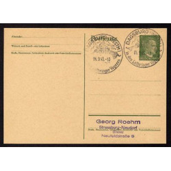 Ganzsache DAGSBURG Cachet Spécial 040943 WW2