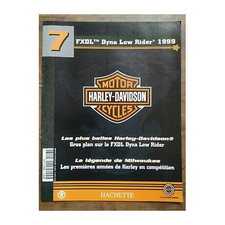 FXDL Dyna Low Ryder 1999 harley davidson Motorcycle Nº7 hachette 2001