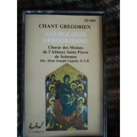 CHANT gregorien ANTHOLOGIE gregorienne Cassette audio k7 FESTIVAL...