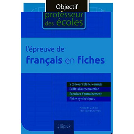 L'épreuve de français en fiches