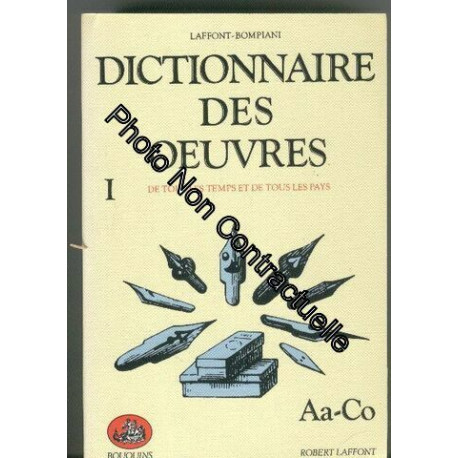 Dictionnaire Des Oeuvres Coffret 7 Volumes