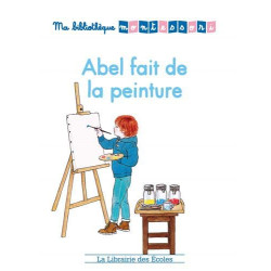 Ma bibliothèque Montessori - Abel fait de la peinture