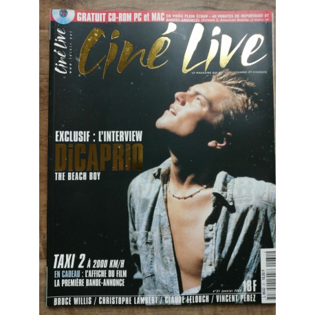 Ciné Live Nº 31 DiCaprio Janvier 2000