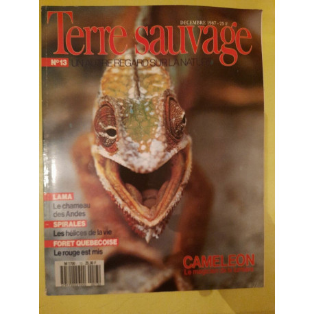 Terre Sauvage Nº13 Camaleon Le Magicien de La Lumière 1987