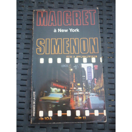 Maigret à New York PRESSES DE LA cite1978