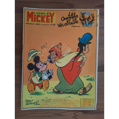 Le Journal de Mickey Nº 833 1968