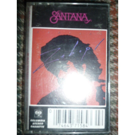 SANTANA - ZEBOP! Cassette Audio-K7 COLUMBIA PCT 37158