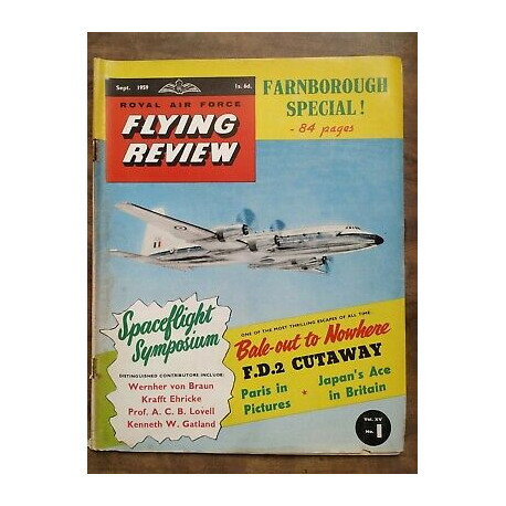 Royal Air Force Flying Review vol xv Nº 1 September 1959