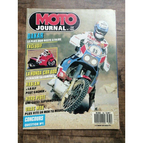 Moto Journal Nº 780 15 Janvier 1987