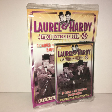 LAUREL ET HARDY la collection en DVD n 60 DETAINED BABY BROTHER