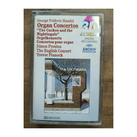 George Frideric Handel Organ Concertos - Simon Preston Cassette