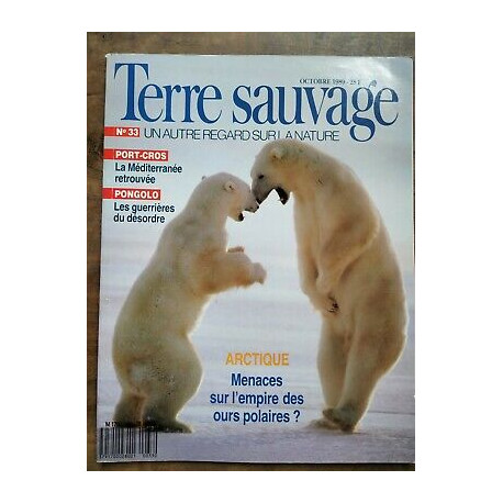 Terre Sauvage n33 Octobre 1989 Arctique