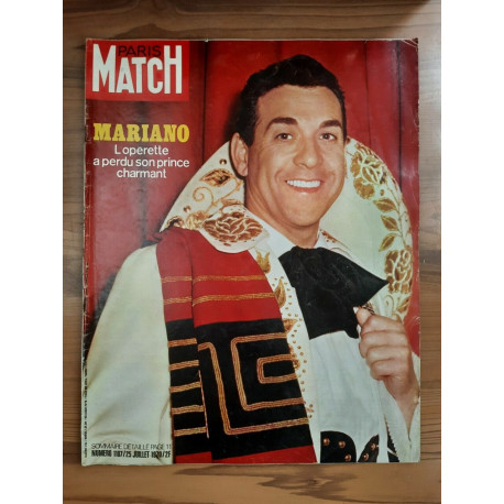 Paris Match Nº 1107 Juillet 1970