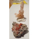 Lot de 2 Quartz hematoïde vanadinite sur barytine QHVB 11