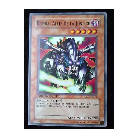 Rudra Allié de la Justice HA01-FR016 Yu-Gi-Oh