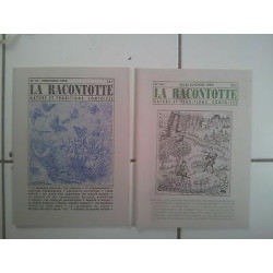 lot 2 revues LA RACONTOTTE numéros 53 et 54 de 1998