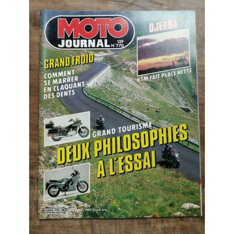 Moto Journal Nº 770 6 Novembre 1986