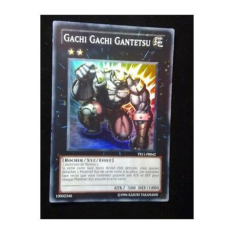 Gachi Gachi Gantetsu YS11-FR042 Yu-Gi-Oh