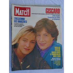 Magazine Paris Match - 1980 - mai 1987 Patrick Sabatier