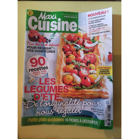 Maxi Cuisine Nº126 / Juillet-Aout 2018