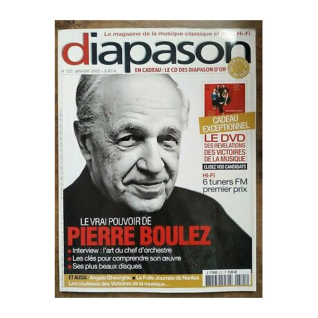 diapason Le Magazine de la Musique Classique et de la hifi Nº521...