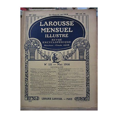 Larousse Mensuel illustré revue encyclopédique n111 mai 1916