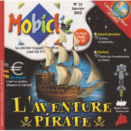 CD-ROM/PC et MAC : Mobiclic N° 39 - Janvier 2002