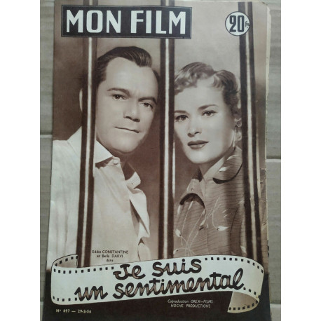 Mon Film n 497 Je suis un sentimental 29 2 1956