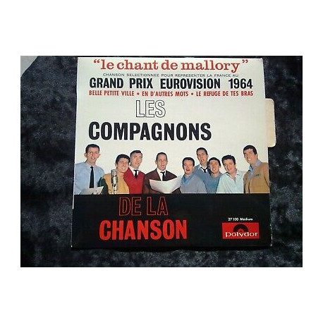 Les Compagnons de la chanson Le chant de mallory 45t 27 100 languette