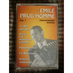 Emile Prud'homme Enregistrement original Vol.1 Cassette Audio-K7...