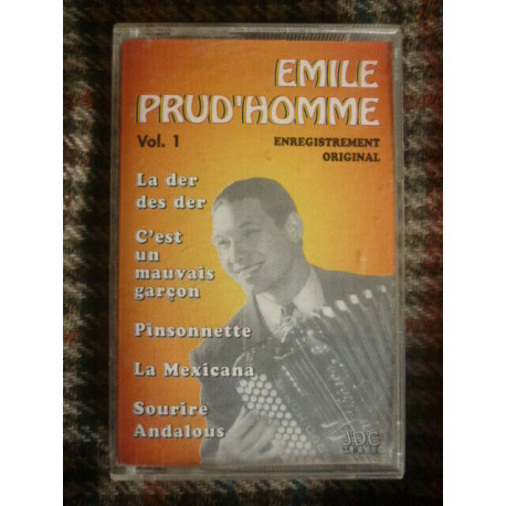 Emile Prud'homme Enregistrement original Vol.1 Cassette Audio-K7...