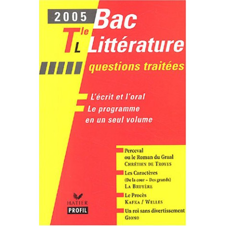 Bac littérature Tle L by Périgot Béatrice, Gomez Etienne,...