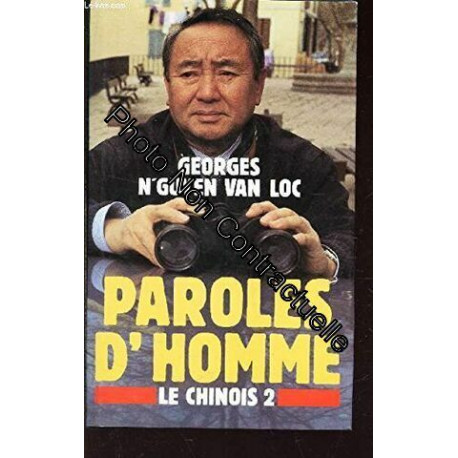 Paroles d'homme (Le Chinois tome 2)