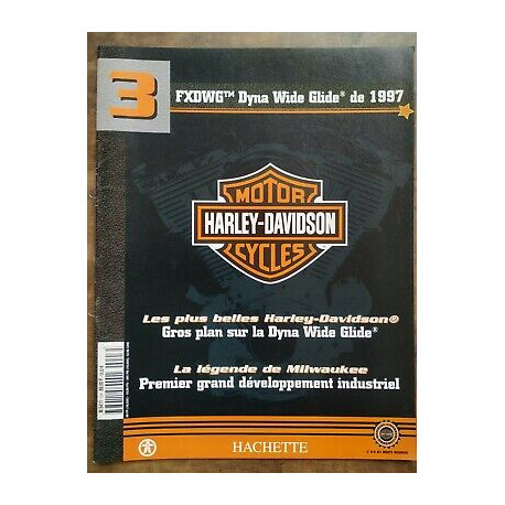 FXDWG Dyna Wide Glide 1997 harley davidson Motorcycle Nº3 hachette...