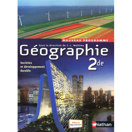 Géographie 2nd (avec cd)