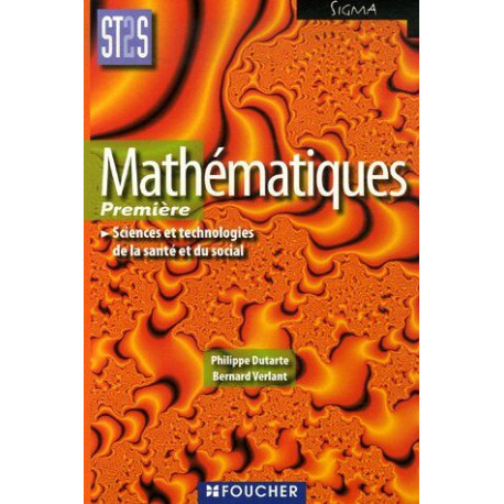 Mathématiques 1e ST2S