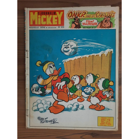 Le Journal de Mickey Nº 870 1969