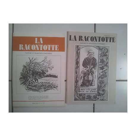 lot 2 revues LA RACONTOTTE numéros 26 et 27 de 1987 1988