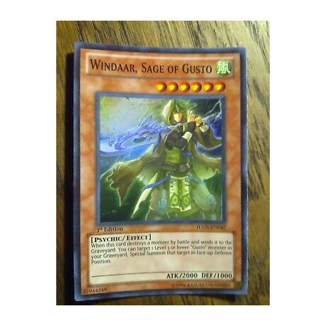 Windaar Sage of Gusto HA05-EN042 Yu-Gi-Oh